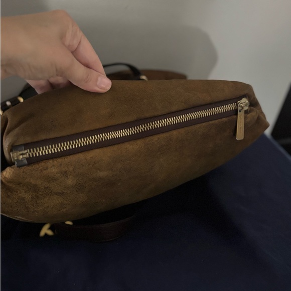 Michael Kors Brown Suede Tote - Picture 4 of 14